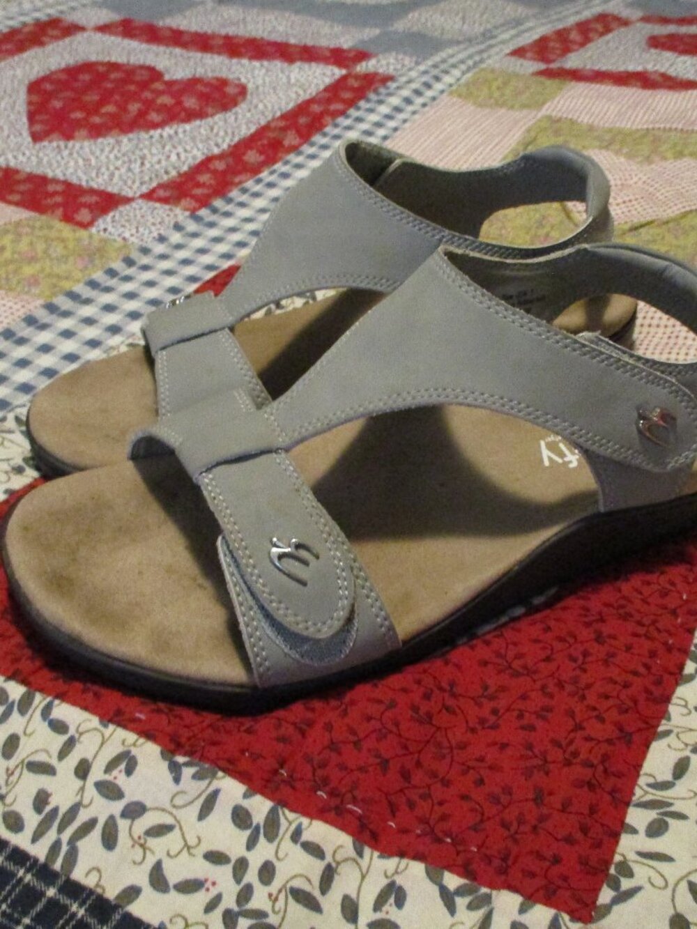 GDEFY VersoShock Orthotic Leather Sandals Olive green 7